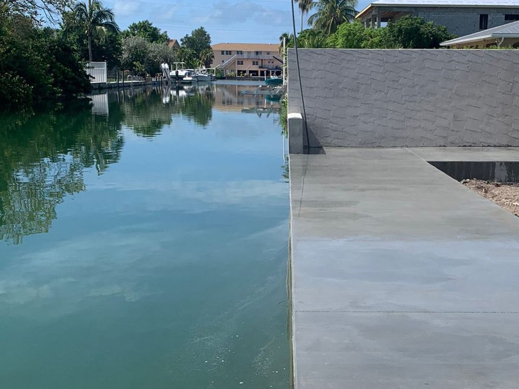 boat dock construction florida keys